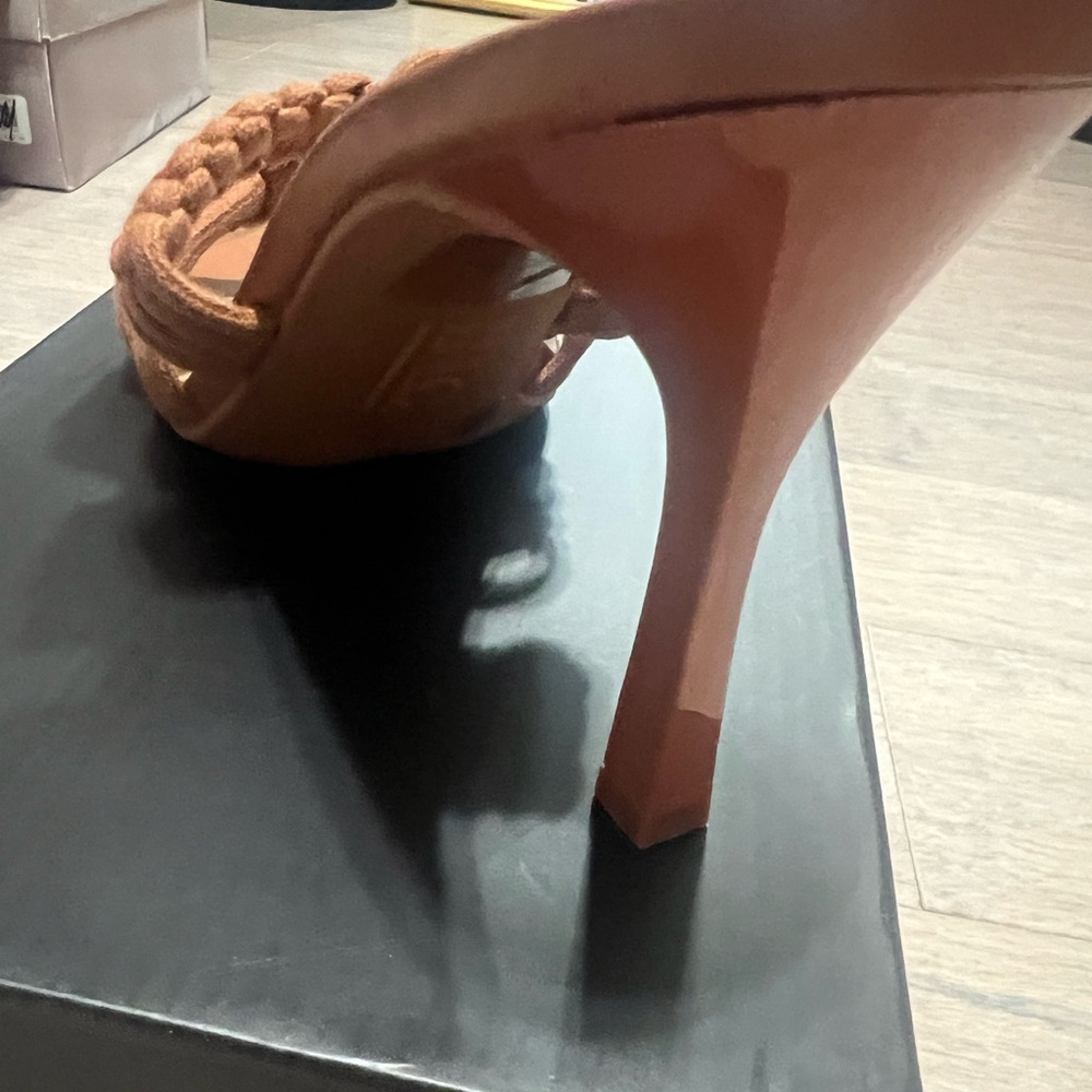 INC International Concepts Women's Tan Braided Heels - Picture 5 of 7